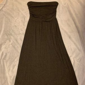 Gray Maxi Dress